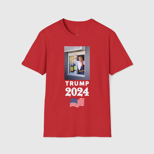 Donald Trump McDonald's Tee 2.0 Product Pic Red