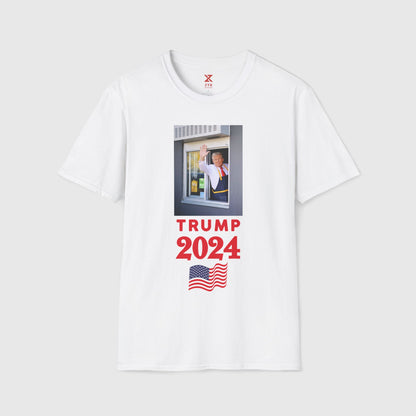Donald Trump McDonald's Tee 2.0 Product Pic White