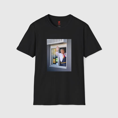 Donald Trump McDonald's Tee Product Pic Black
