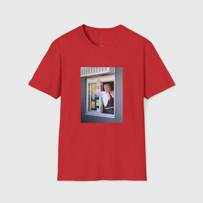 Donald Trump McDonald's Tee Product Pic Red