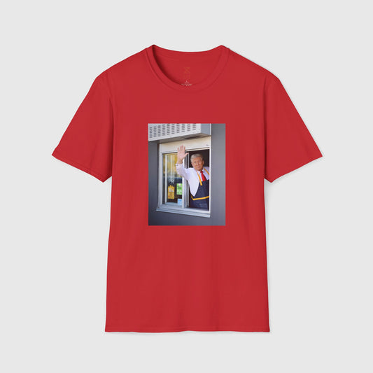 Donald Trump McDonald's Tee Product Pic Red