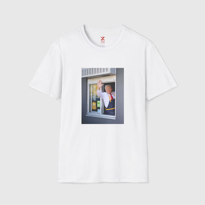 Donald Trump McDonald's Tee Product Pic White