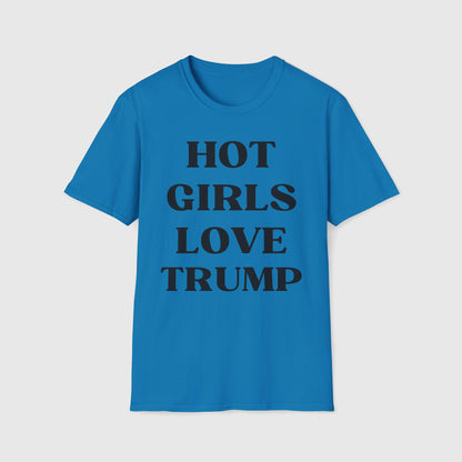 Hot Girls Love Trump Tee Product Pic Front Sapphire