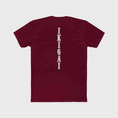 Ikigai Vert Training Tee Zyg Designs Product Pic Cardinal Red Back