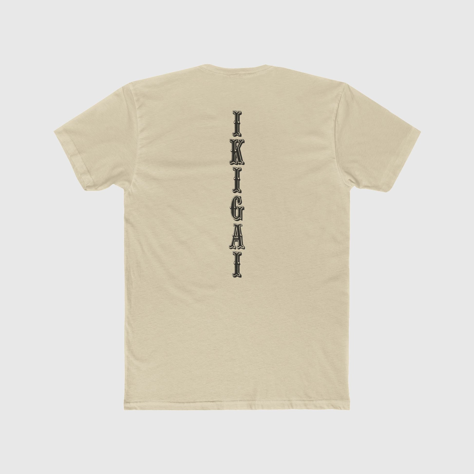 Ikigai Vert Training Tee Zyg Designs Product Pic Cream Back