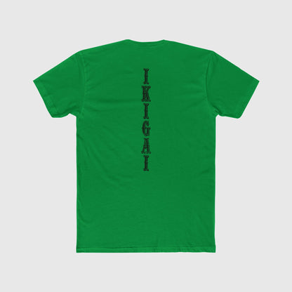 Ikigai Vert Training Tee Zyg Designs Product Pic Kelly Green Back
