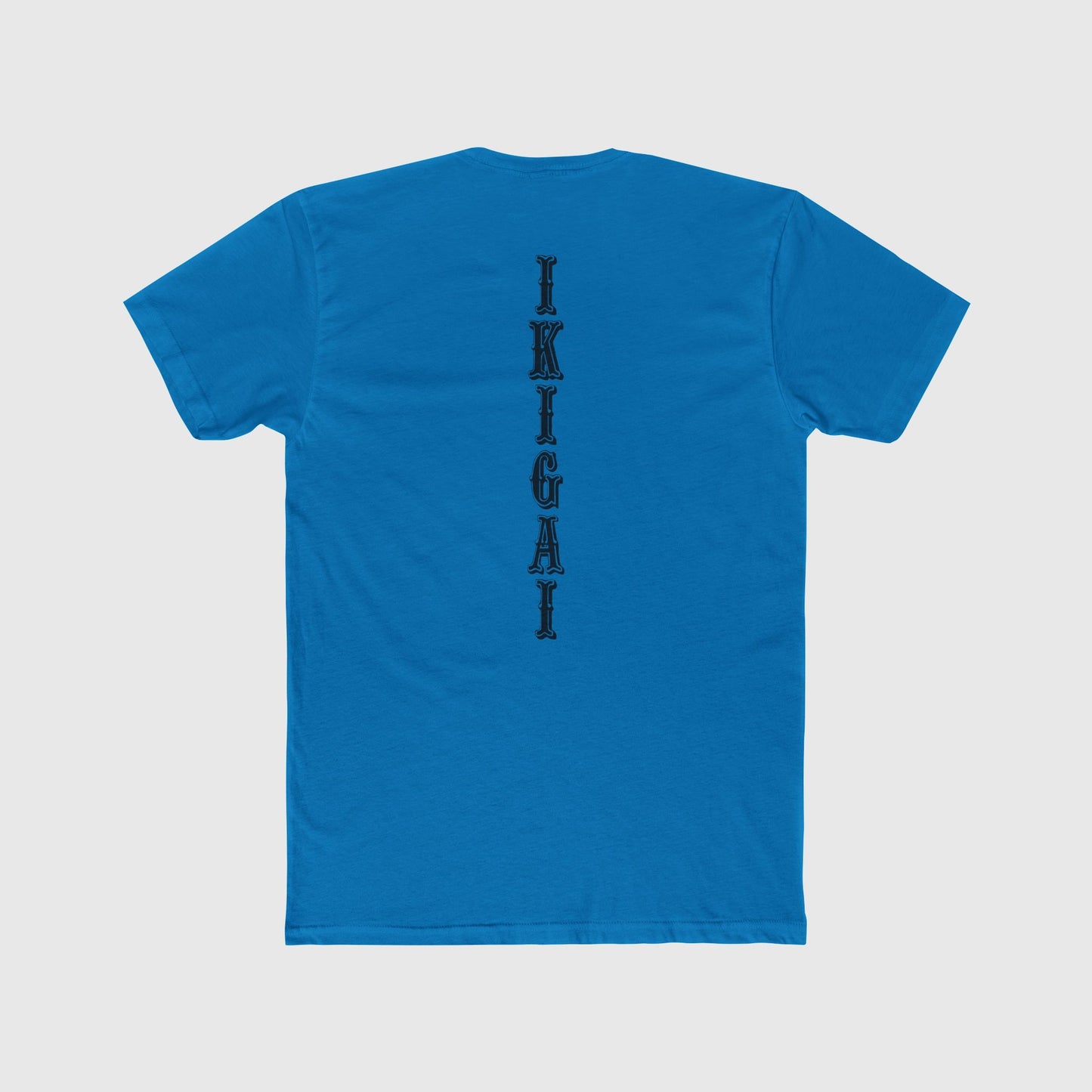 Ikigai Vert Training Tee Zyg Designs Product Pic Turquoise Back