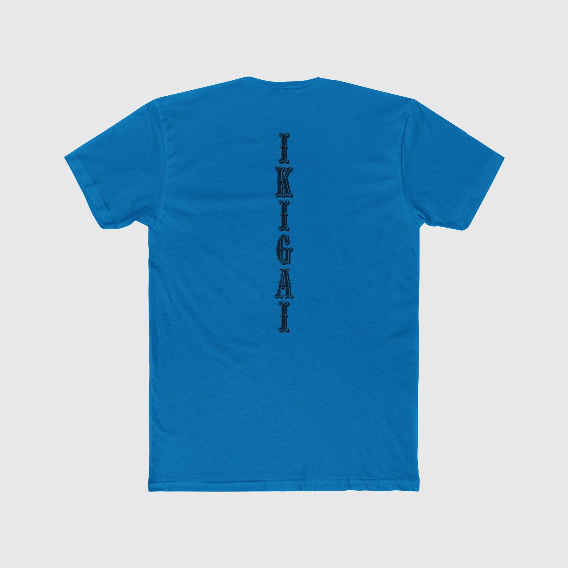 Ikigai Vert Training Tee Zyg Designs Product Pic Turquoise Back