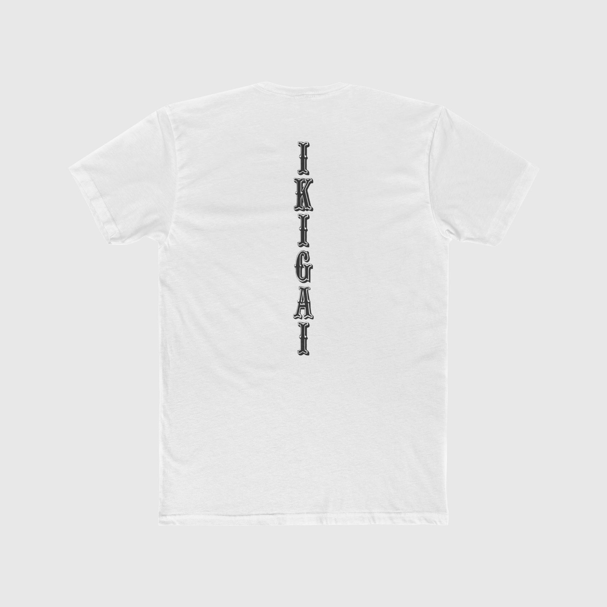 Ikigai Vert Training Tee Zyg Designs Product Pic White Back