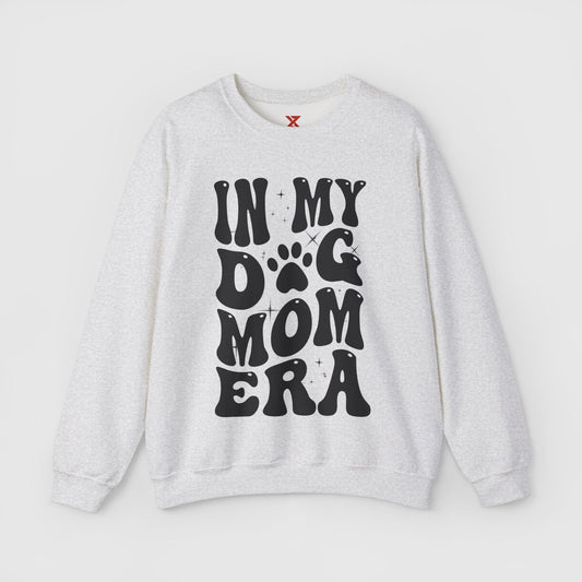 In My Dog Mom Era Crewneck Product Pic Front Ash