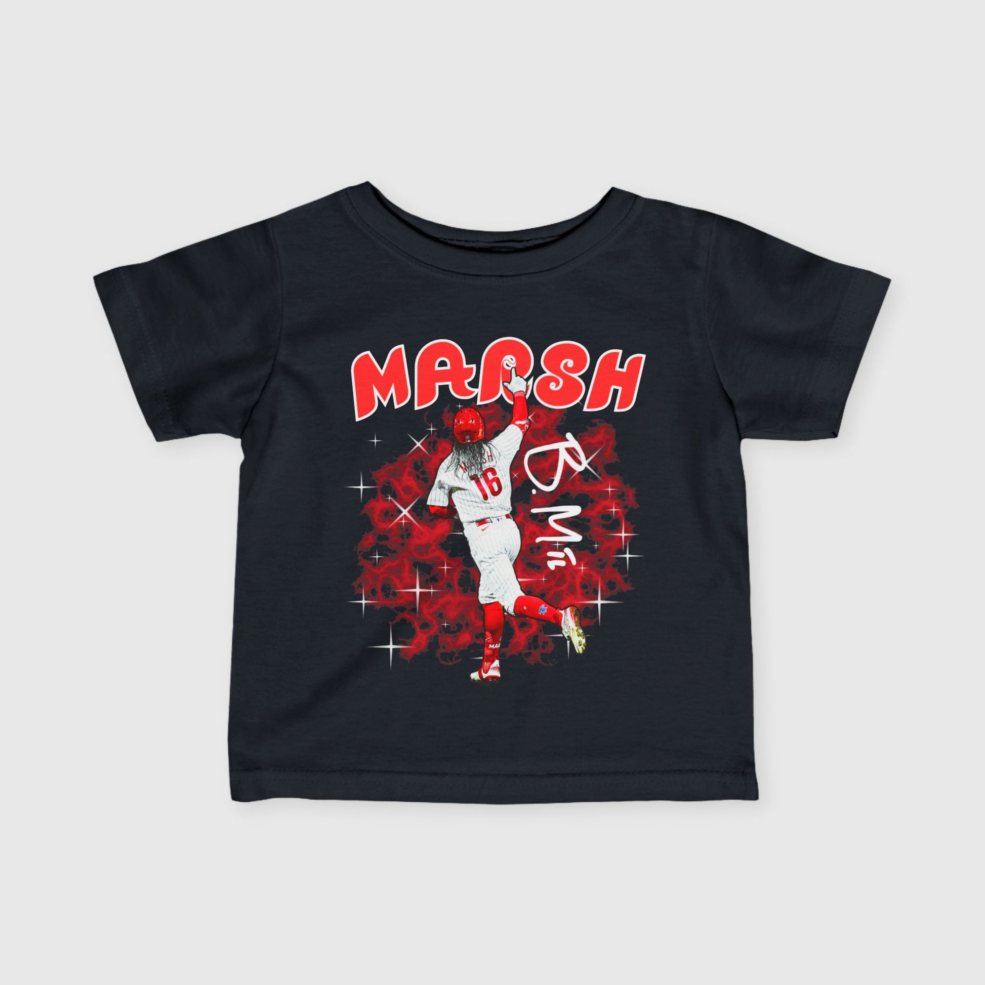 Infant Brandon Marsh Signature Tee Black