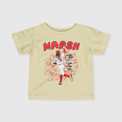 Infant Brandon Marsh Signature Tee Natural