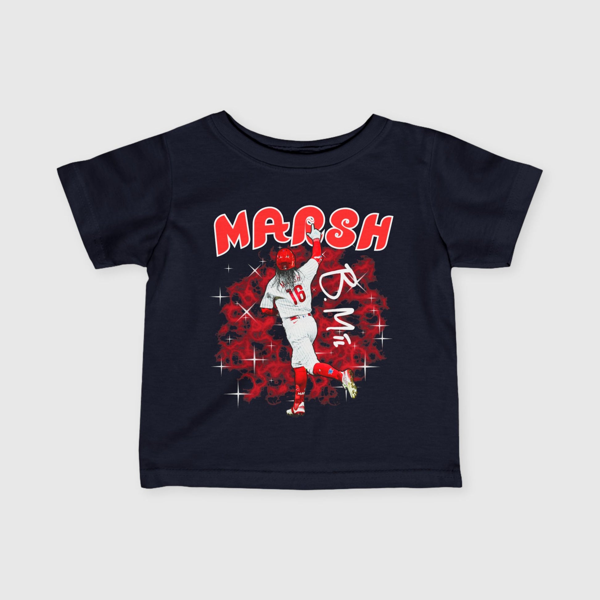 Infant Brandon Marsh Signature Tee Navy