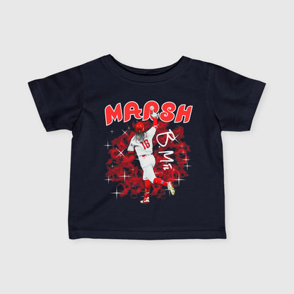 Infant Brandon Marsh Signature Tee Navy