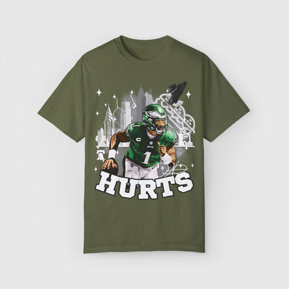 Jalen Hurts City Tee Hemp
