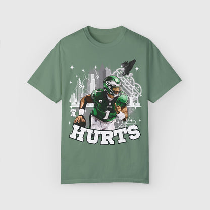 Jalen Hurts City Tee Light Green