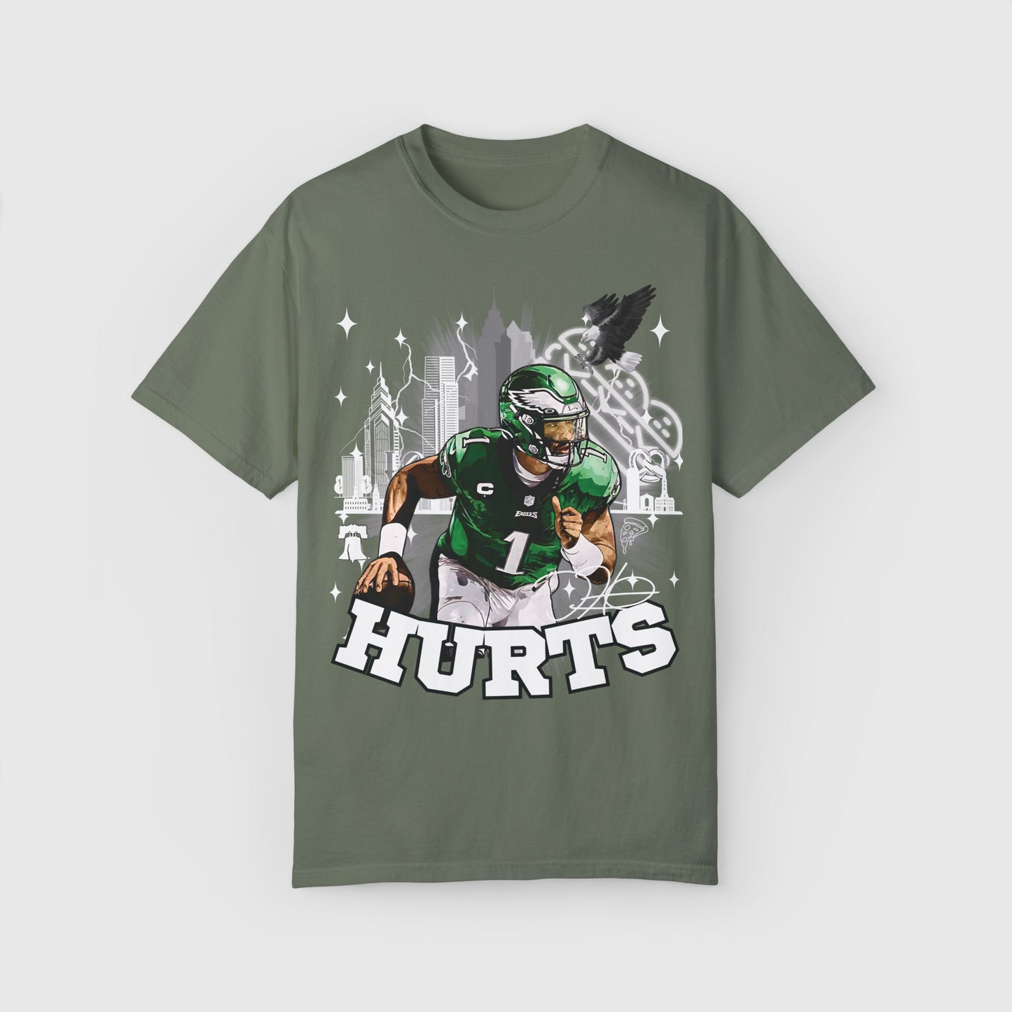 Jalen Hurts City Tee Moss