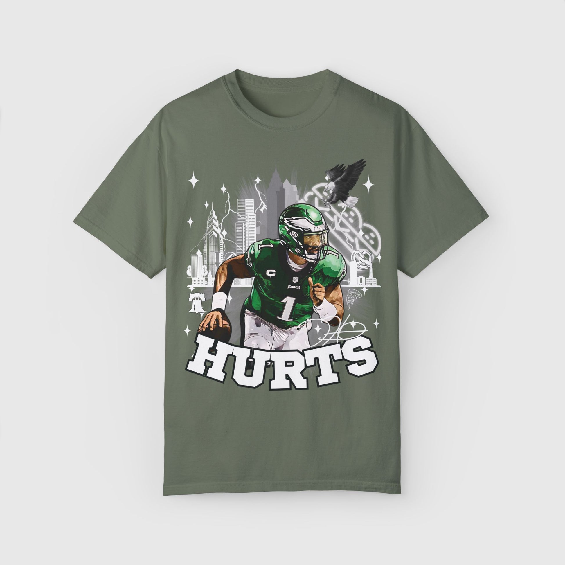 Jalen Hurts City Tee Moss