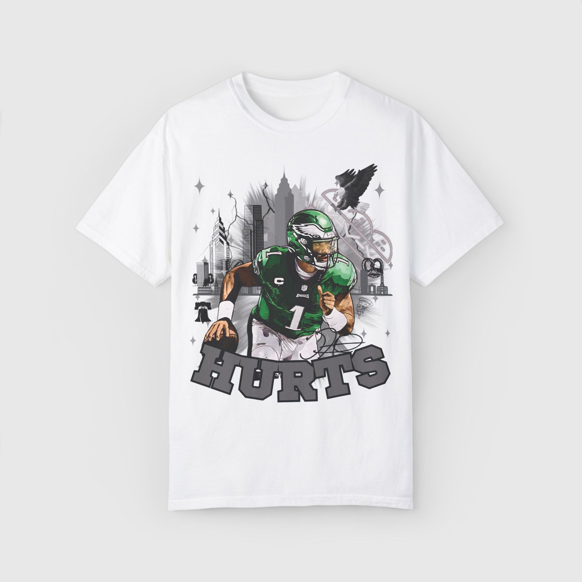 Jalen Hurts City Tee White