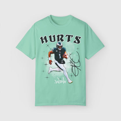 Jalen Hurts Signature Tee Product Pic Front Island Reef