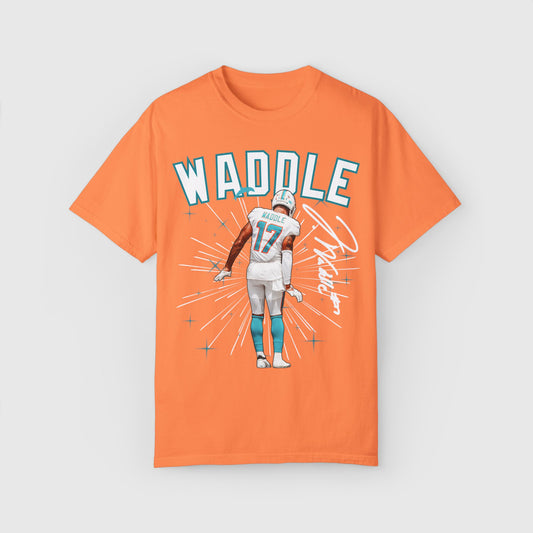 Jaylen Waddle Signature Tee Melon
