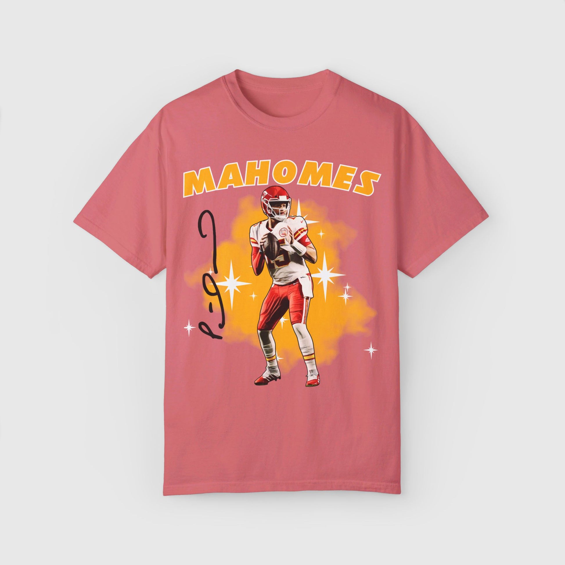 Mahomes Signature Ink Art Tee Product Pic Front Watermelon