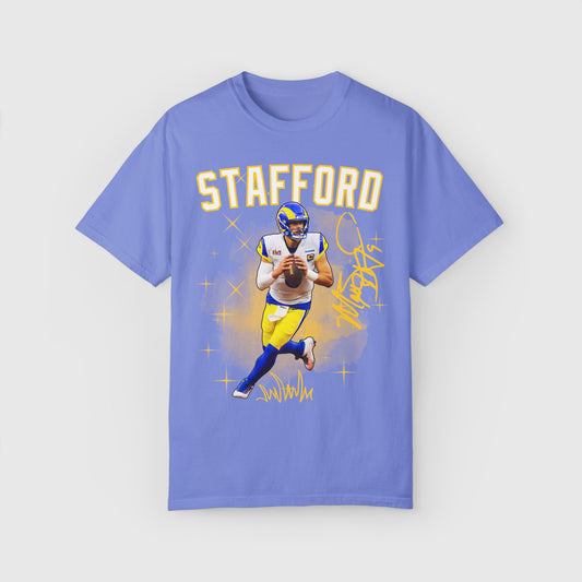 Matt Stafford Signature Rams Tee Product Pic Flo Blue