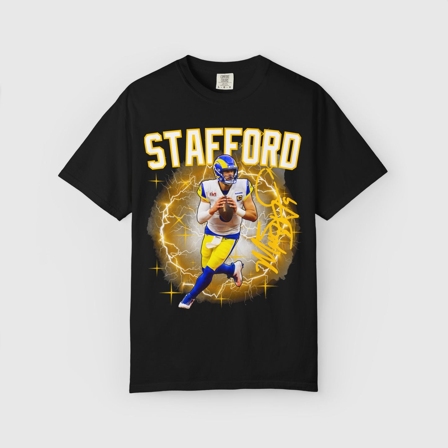 Matt Stafford Signature Tee Product Pic Black