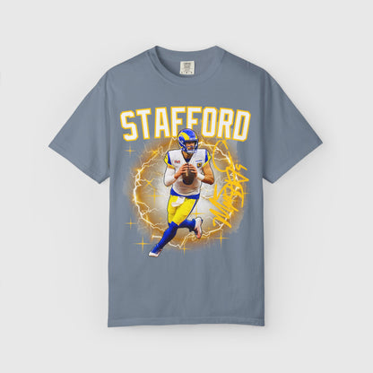 Matt Stafford Signature Tee Product Pic Blue Jean