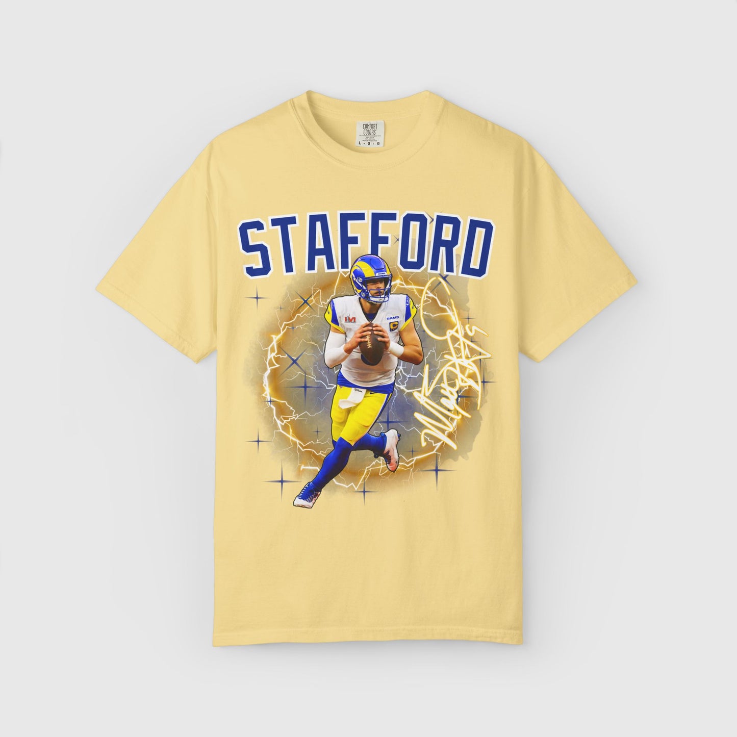 Matt Stafford Signature Tee Product Pic Butter