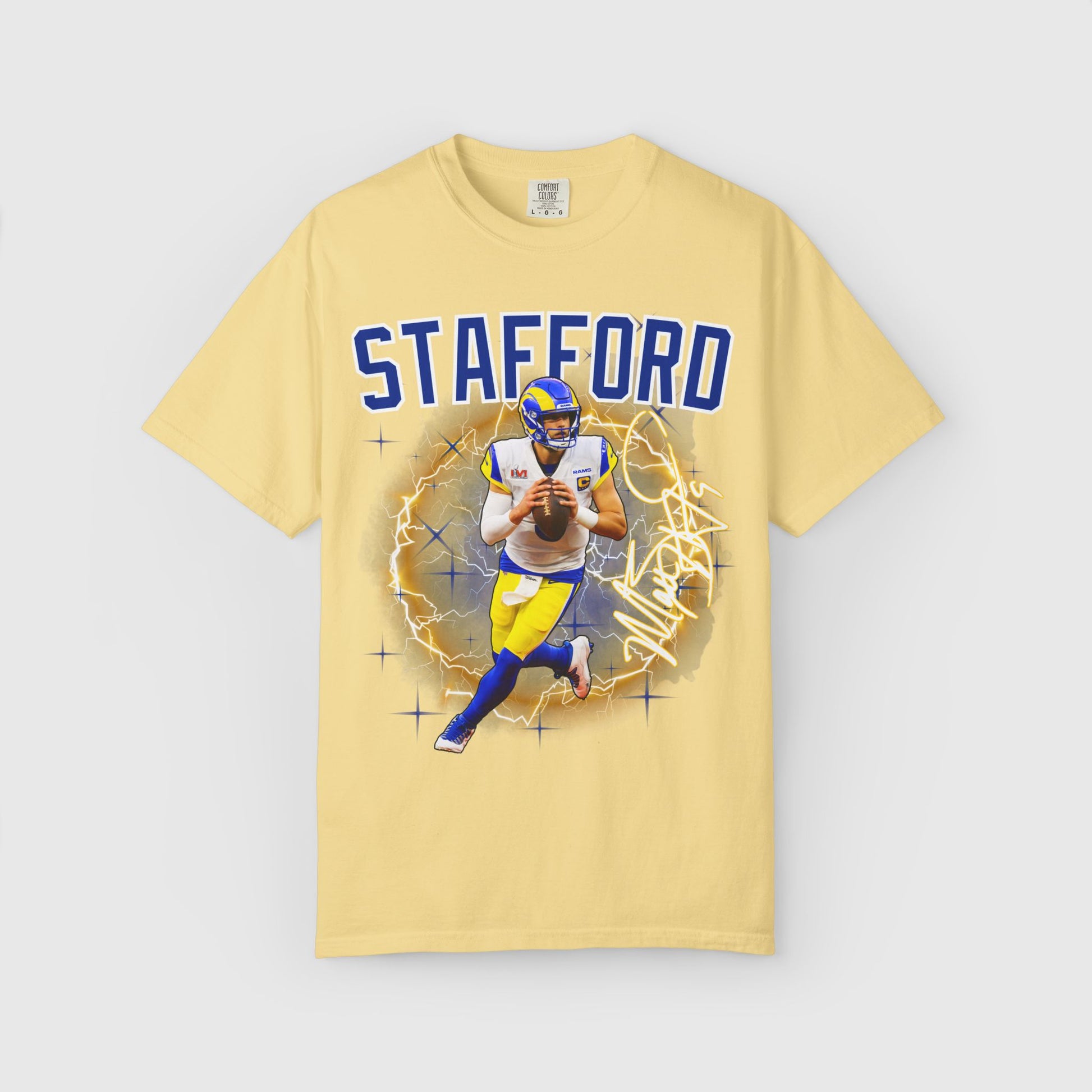 Matt Stafford Signature Tee Product Pic Butter