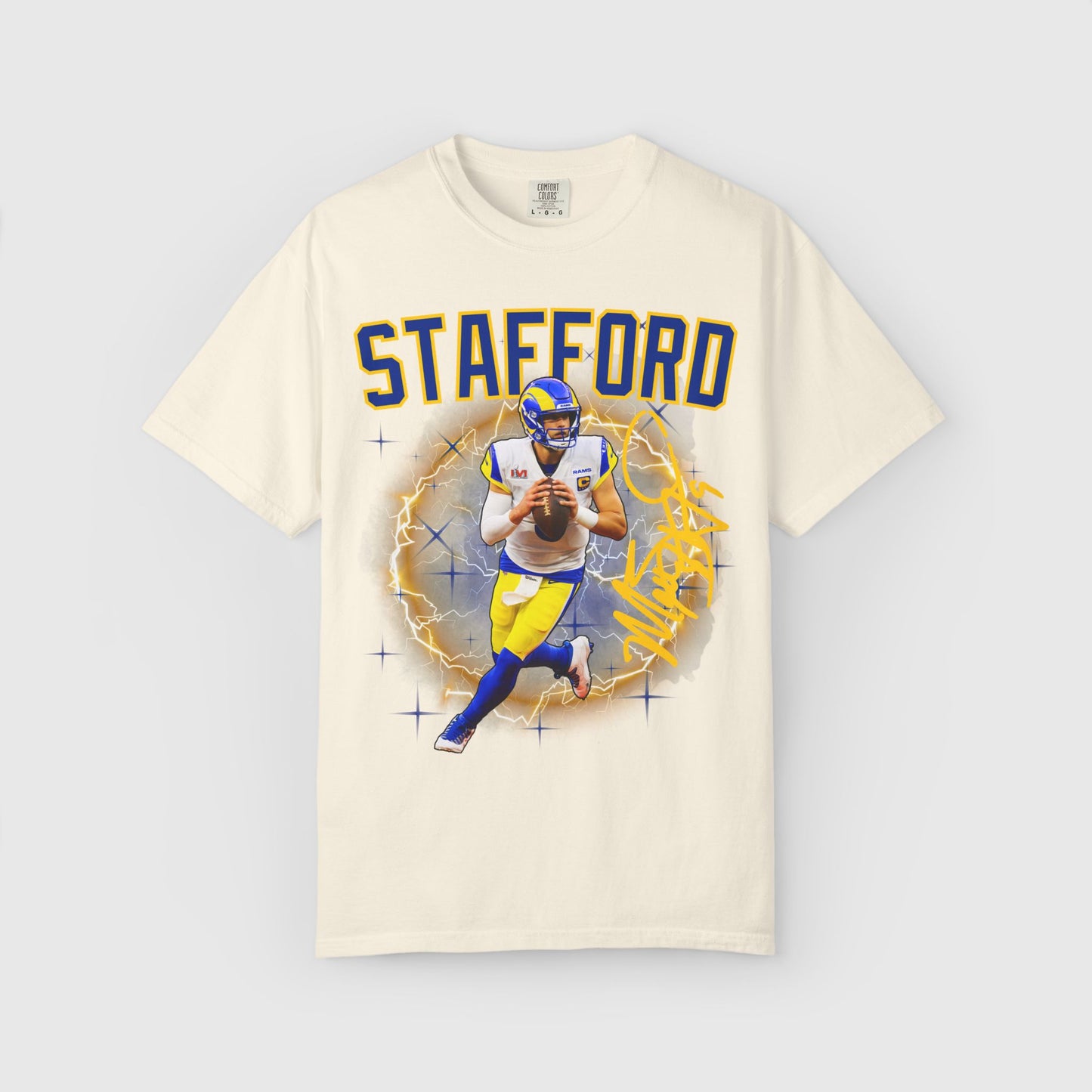 Matt Stafford Signature Tee Product Pic Ivory