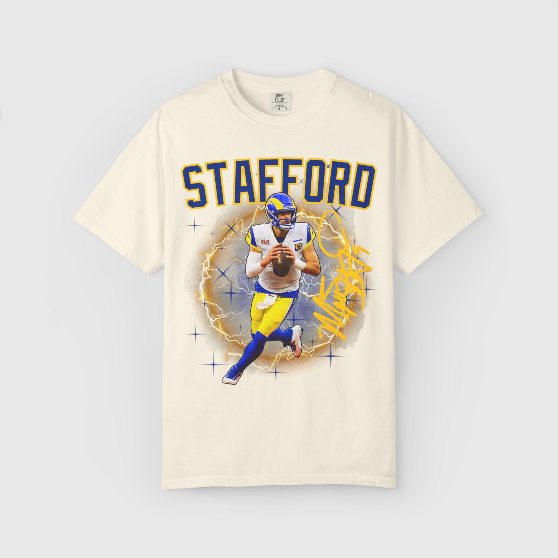 Matt Stafford Signature Tee Product Pic Ivory