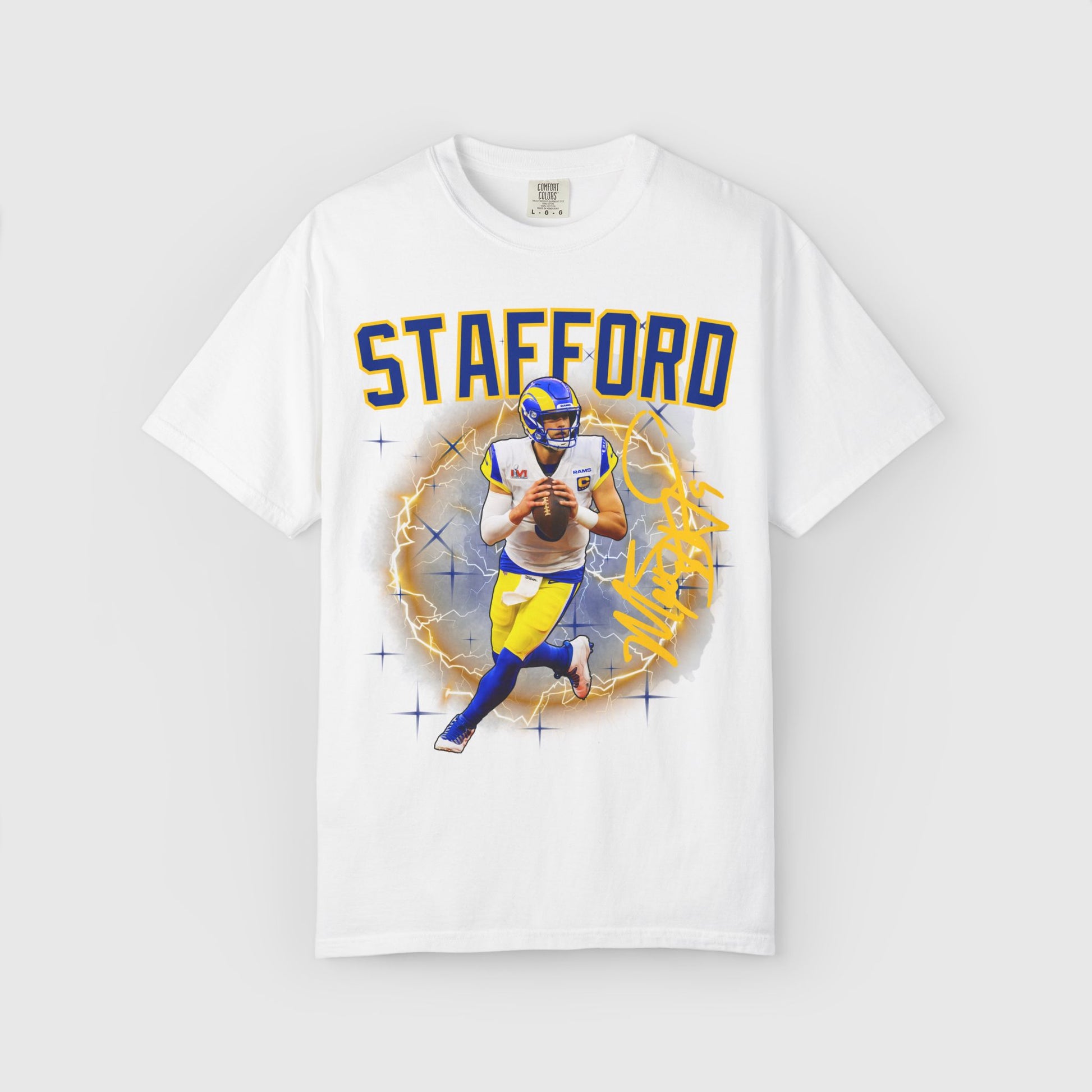 Matt Stafford Signature Tee Product Pic White