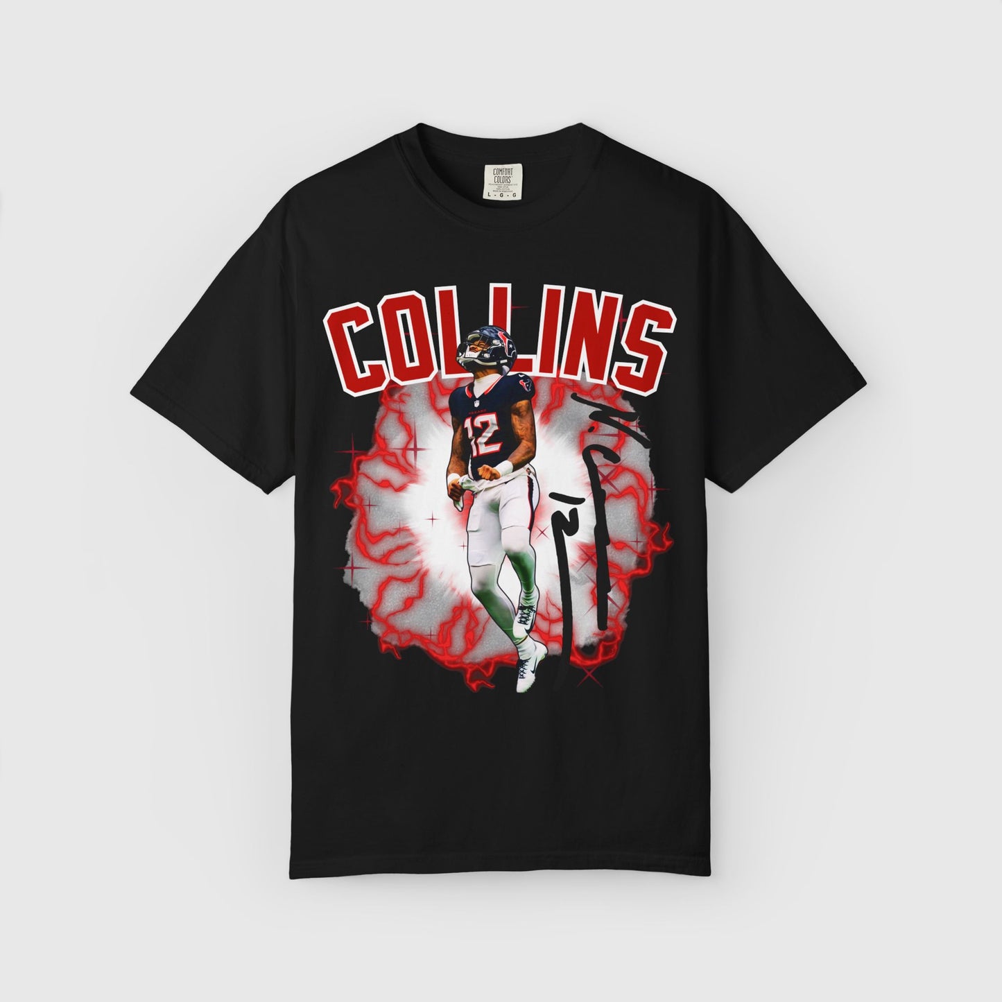 Nico Collins Texans Signature Tee Product Pic Black