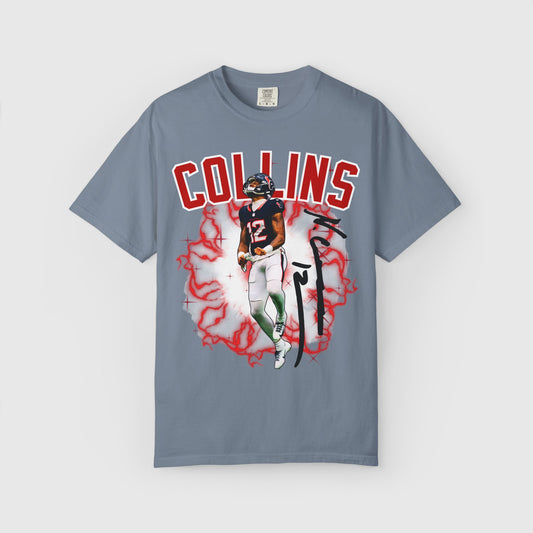 Nico Collins Texans Signature Tee Product Pic Blue Jean