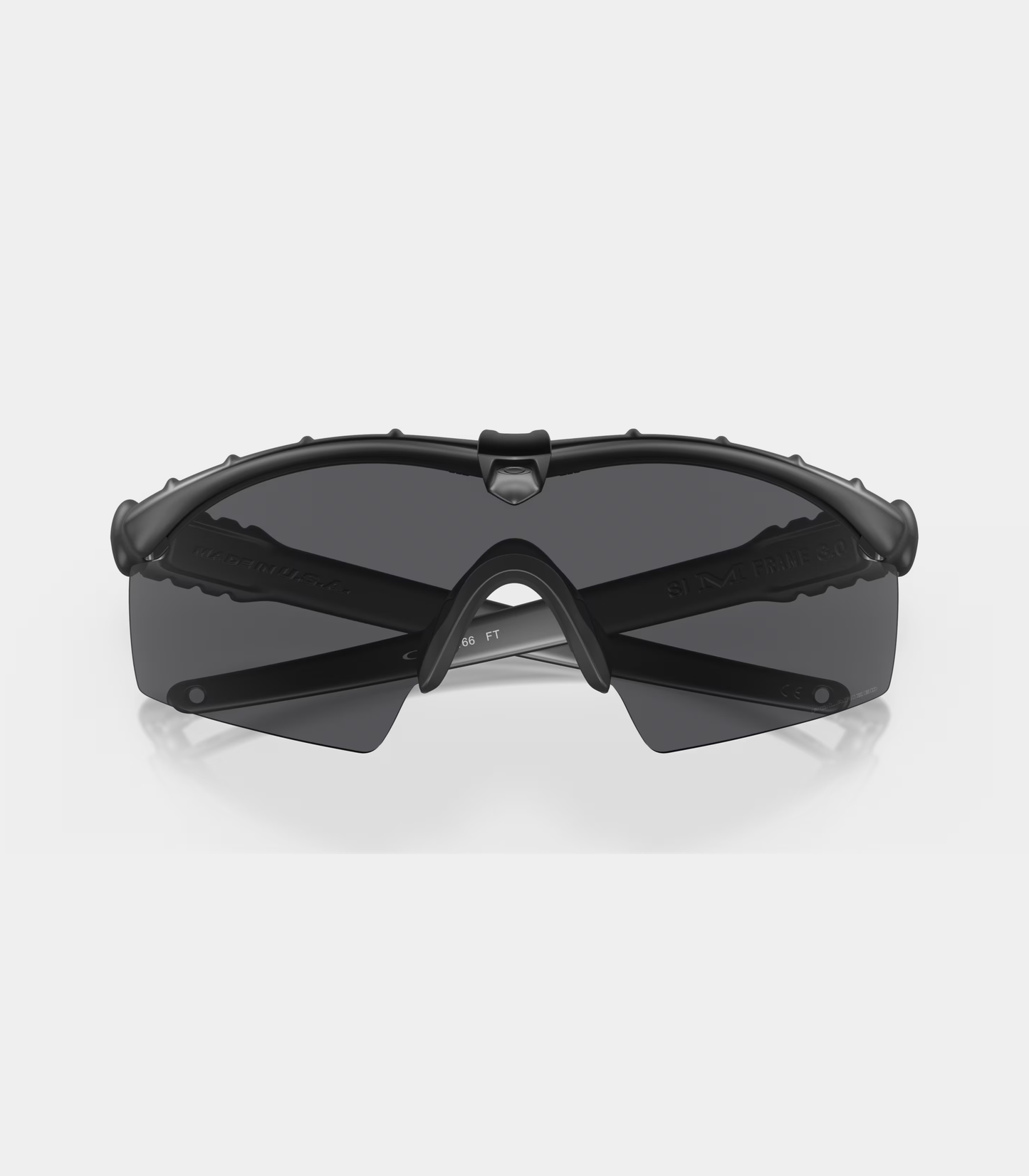 Oakley Standard Issue Ballistic M Frame 3.0 Strike Matte Black Grey Front View