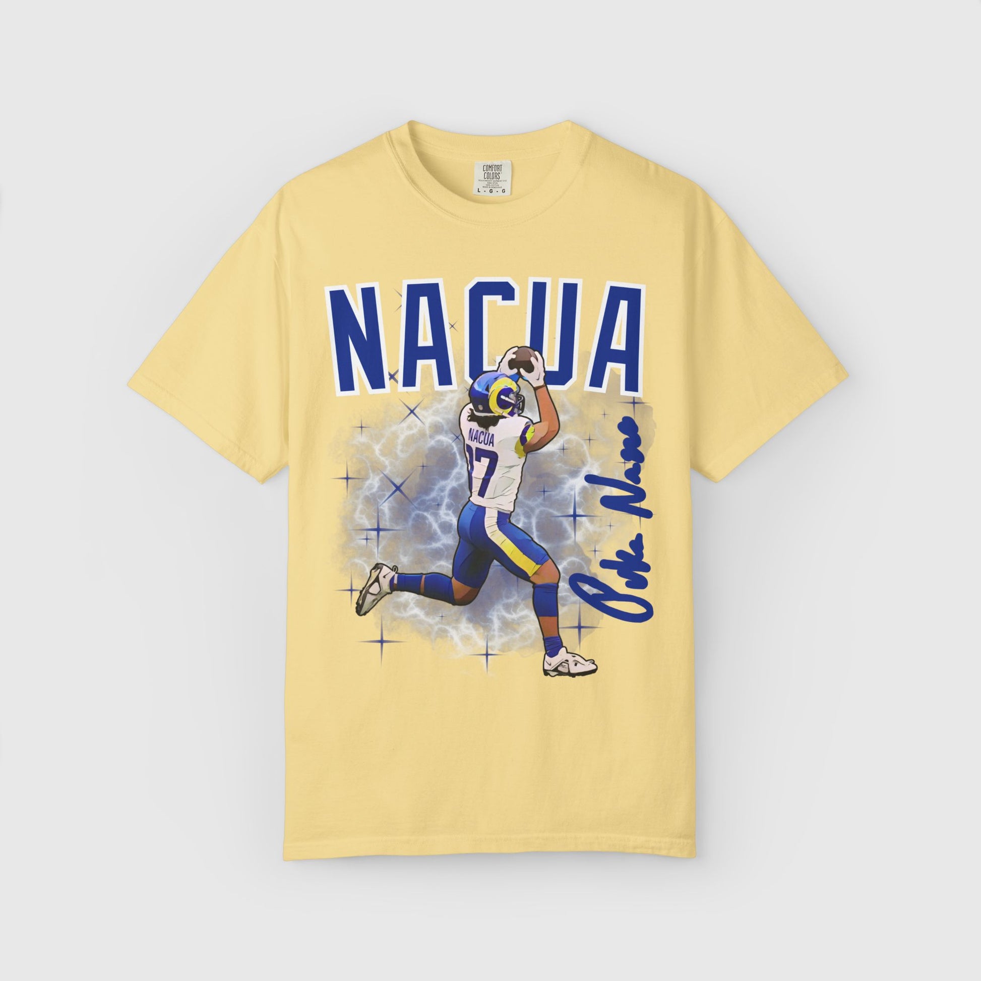 Puka Nacua Cartoon Signature Tee Butter
