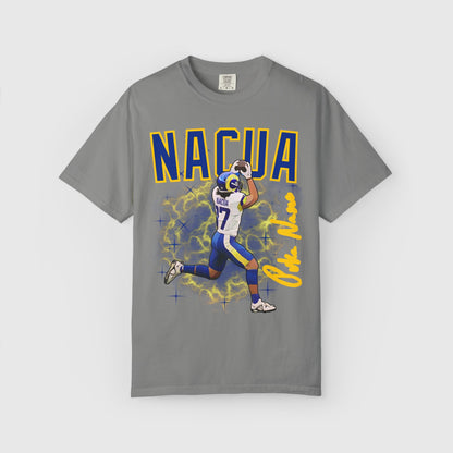 Puka Nacua Cartoon Signature Tee Granite
