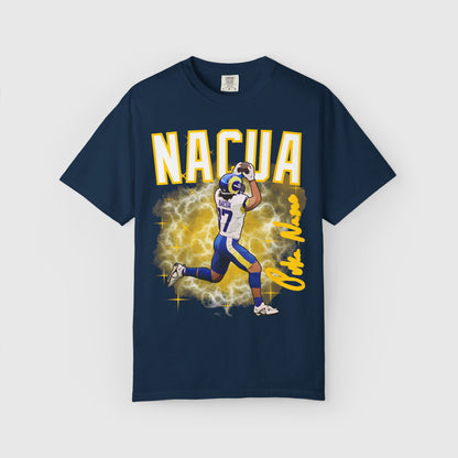 Puka Nacua Cartoon Signature Tee True Navy