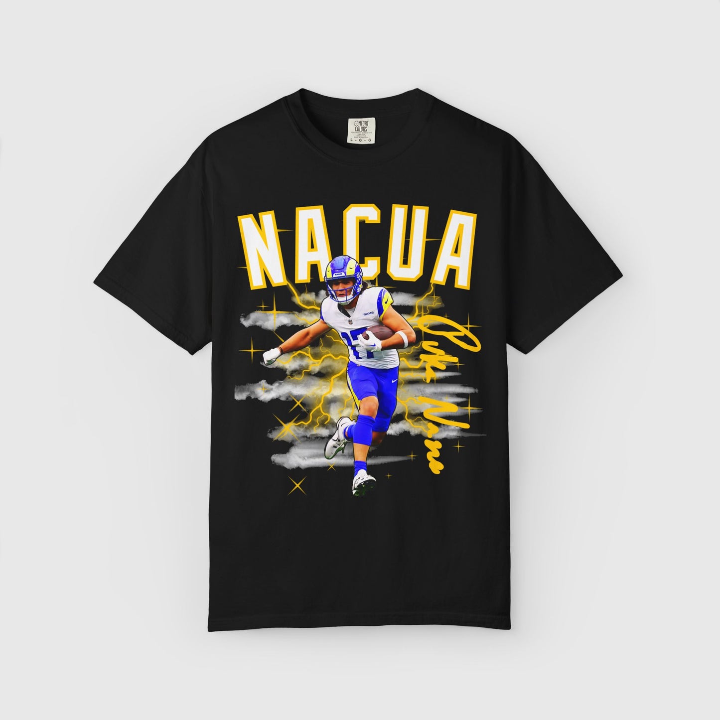Puka Nacua Signature Tee Black