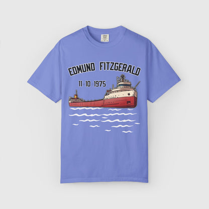 SS Edmund Fitzgerald Tee Product Pic Flo Blue