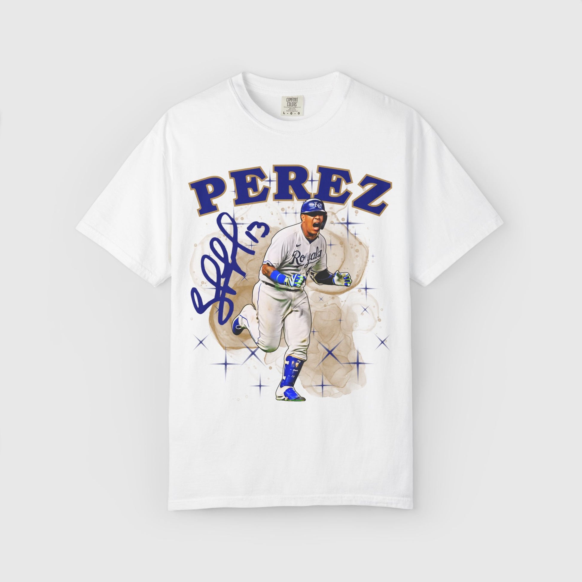 Salvador Perez Signature Tee Product Pic White