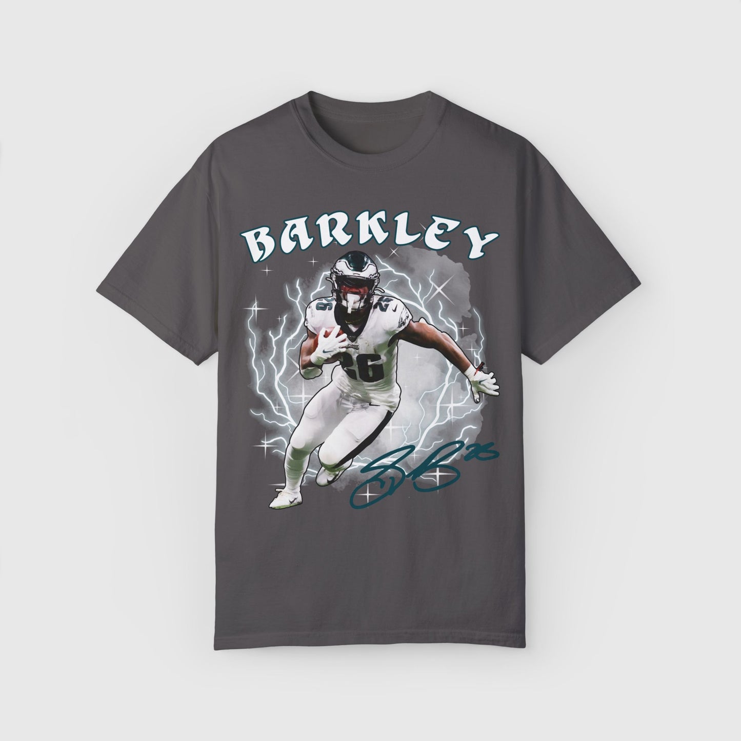 Saquon Barkley Signature Product Pic Tee Graphite