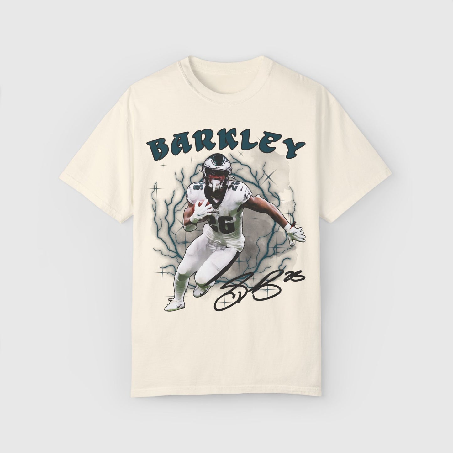 Saquon Barkley Signature Product Pic Tee Ivory