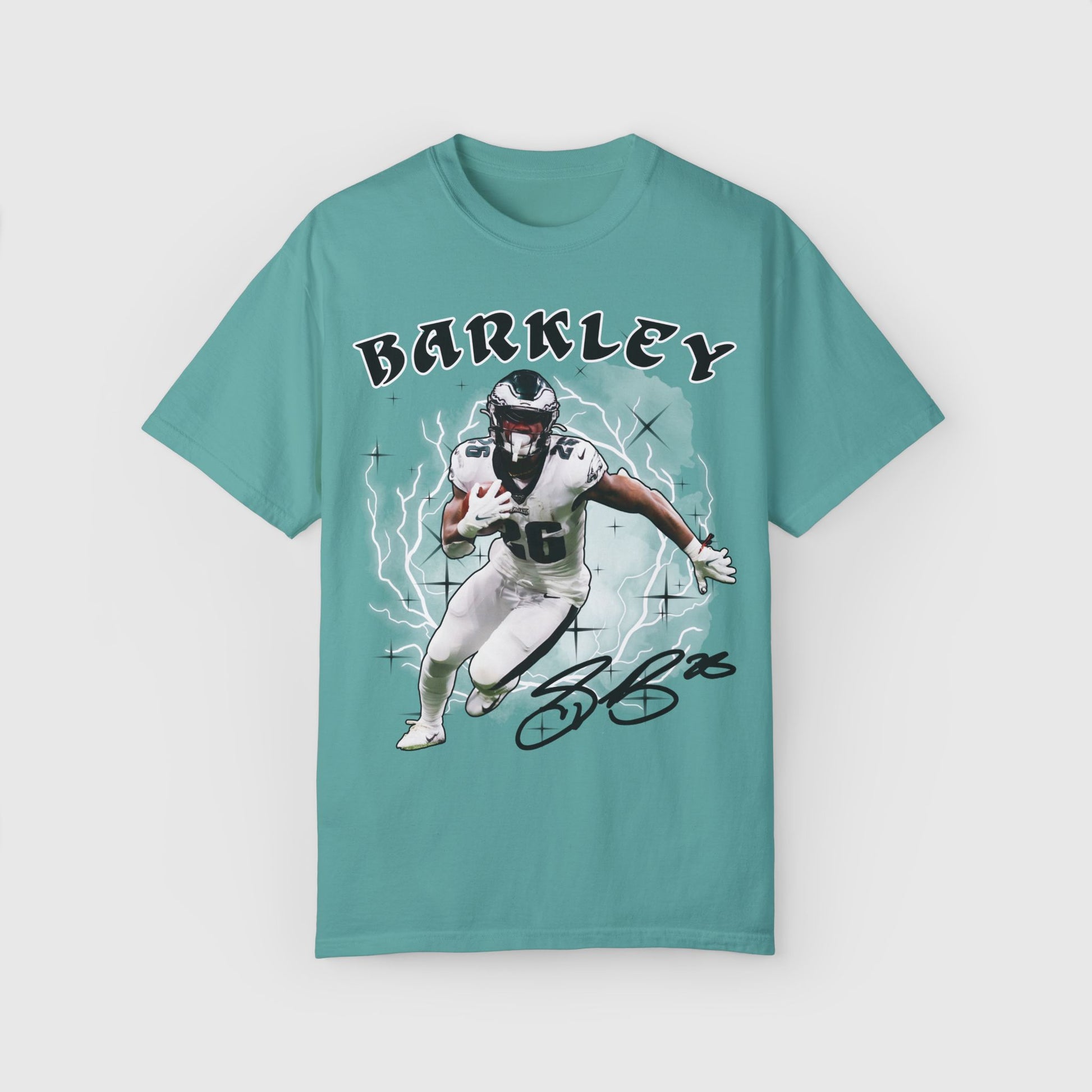 Saquon Barkley Signature Product Pic Tee Seafoam
