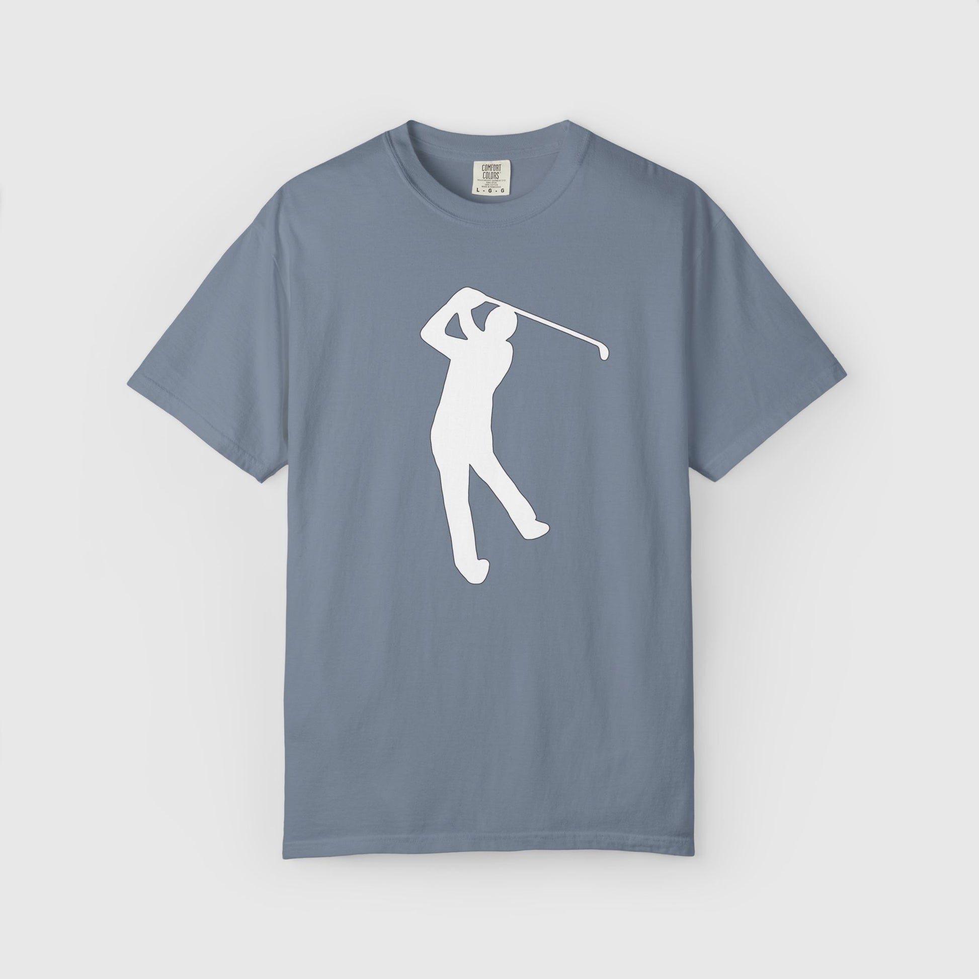 Scottie Scheffler PGA Outline Tee Product Pic Blue Jean