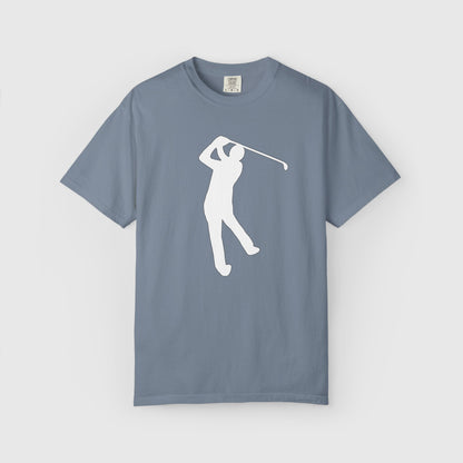 Scottie Scheffler PGA Outline Tee Product Pic Blue Jean