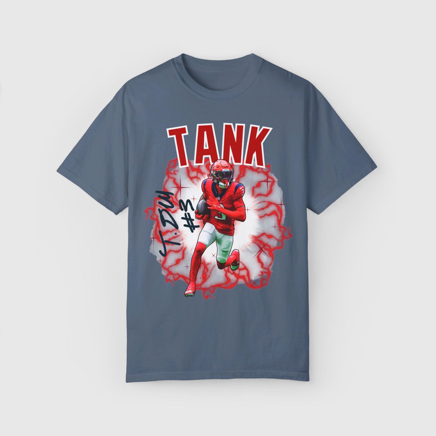 Tank Dell Signature Tee Product Pic Front Blue Jean