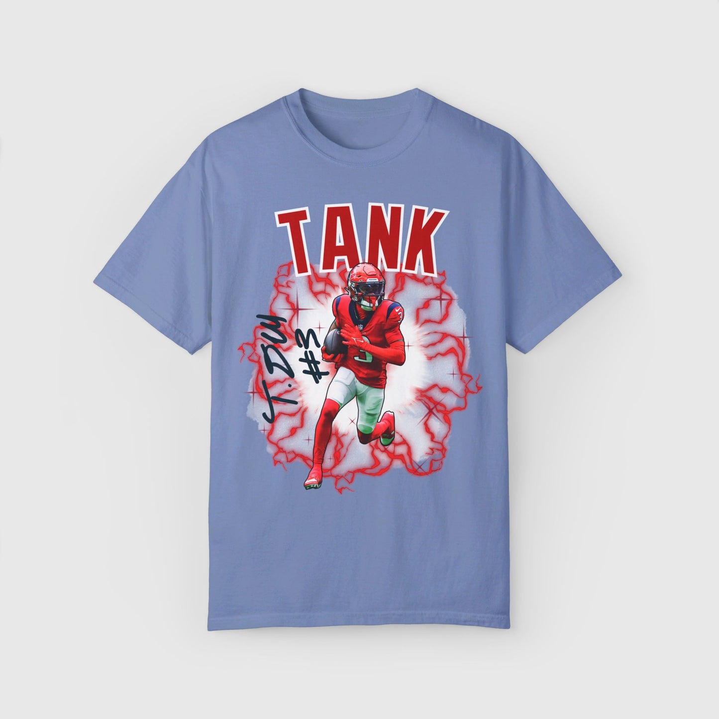 Tank Dell Signature Tee Product Pic Front Washed Denim